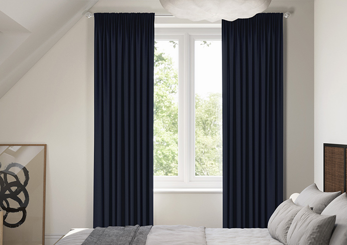 Norleigh, Indigo - Made to Measure Curtains - Image 3